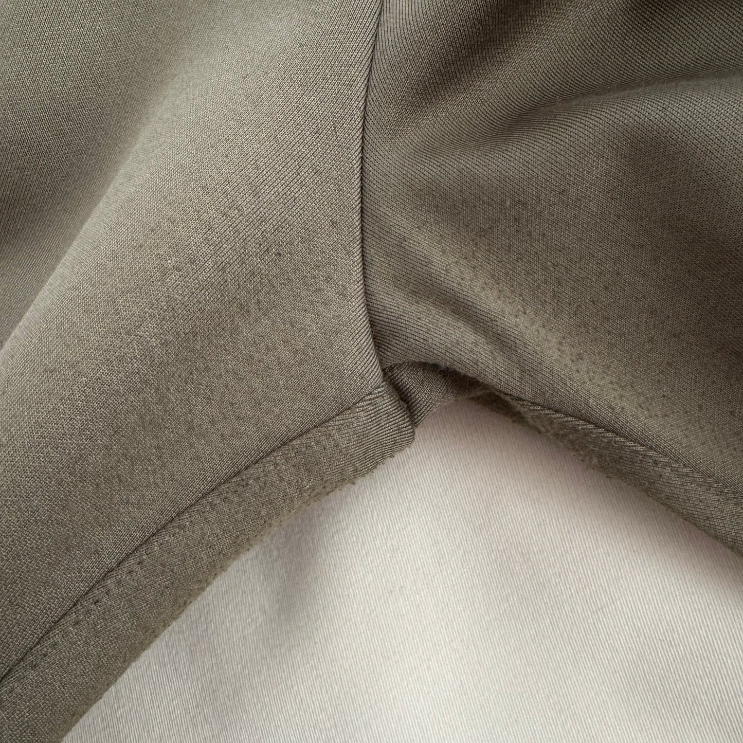 Tibi Active Knit "Scottie" Joggers in "Wood" Green, size XL