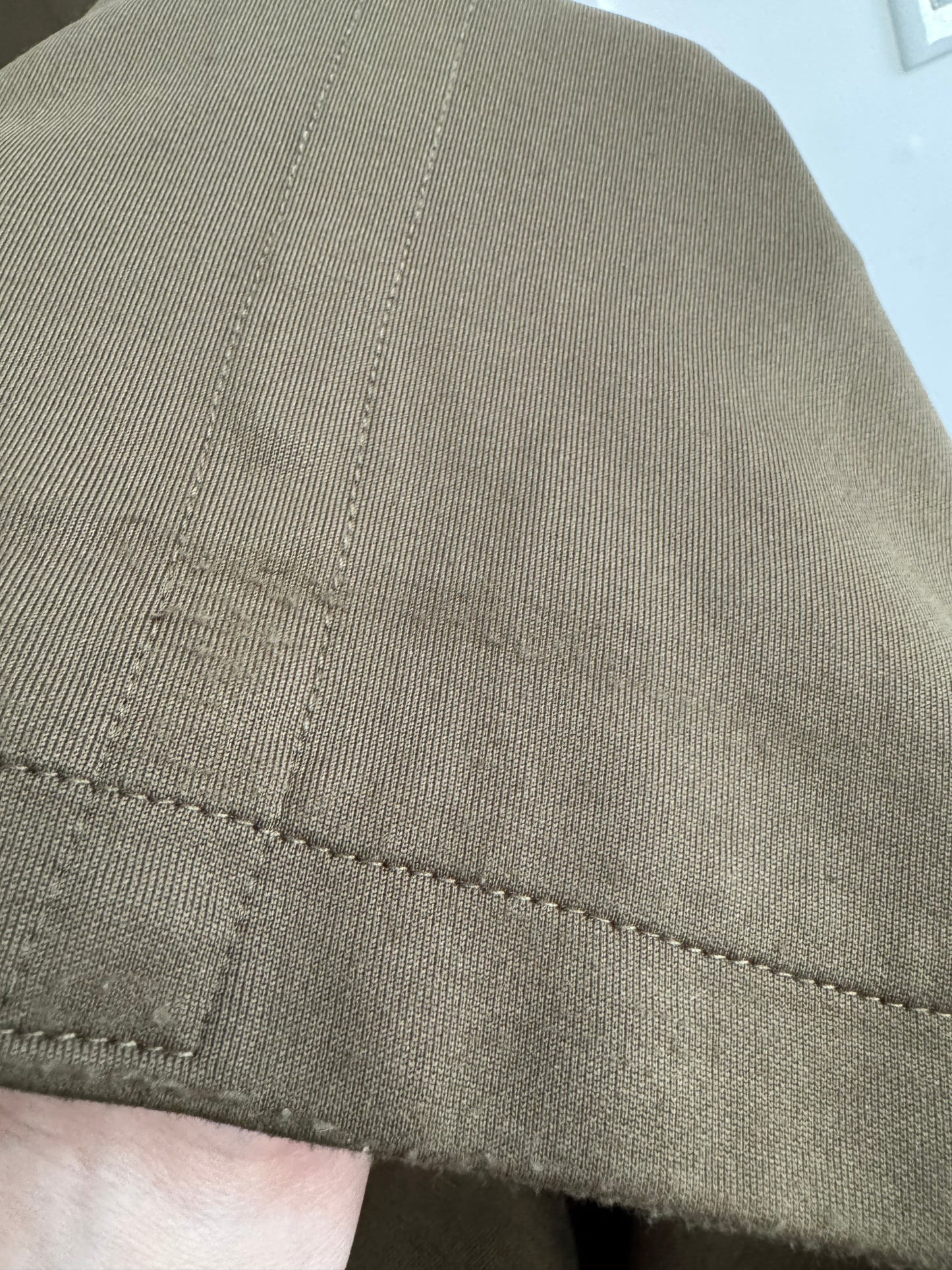 Tibi Active Knit "Scottie" Joggers in "Wood" Green, size XL