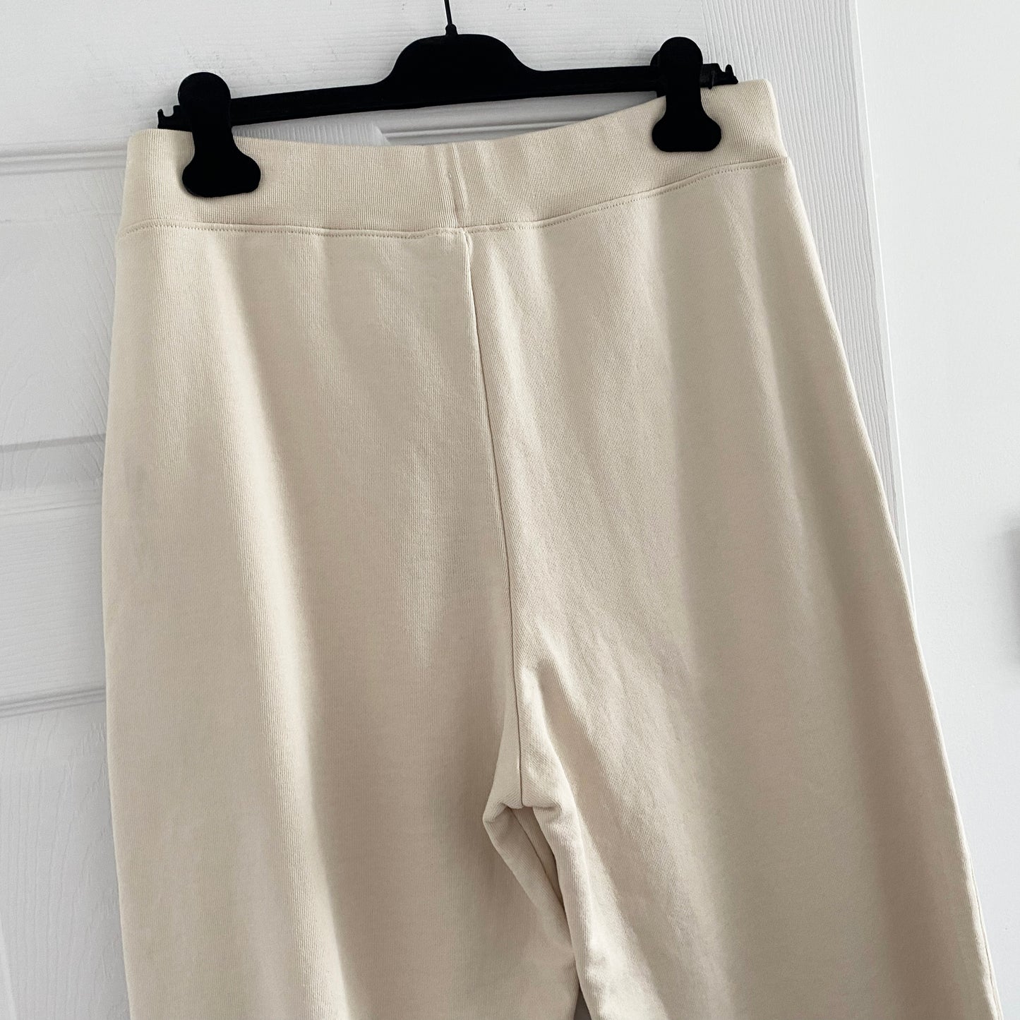 Tibi "Calder" Sweatpant in Ivory, size XL (Regular Length)