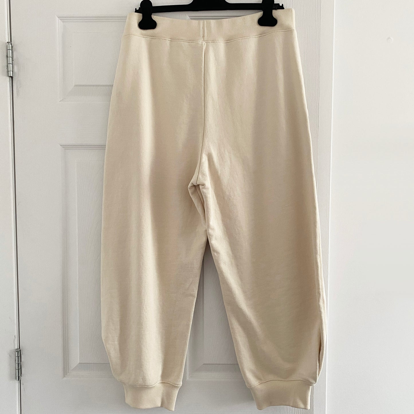 Tibi "Calder" Sweatpant in Ivory, size XL (Regular Length)