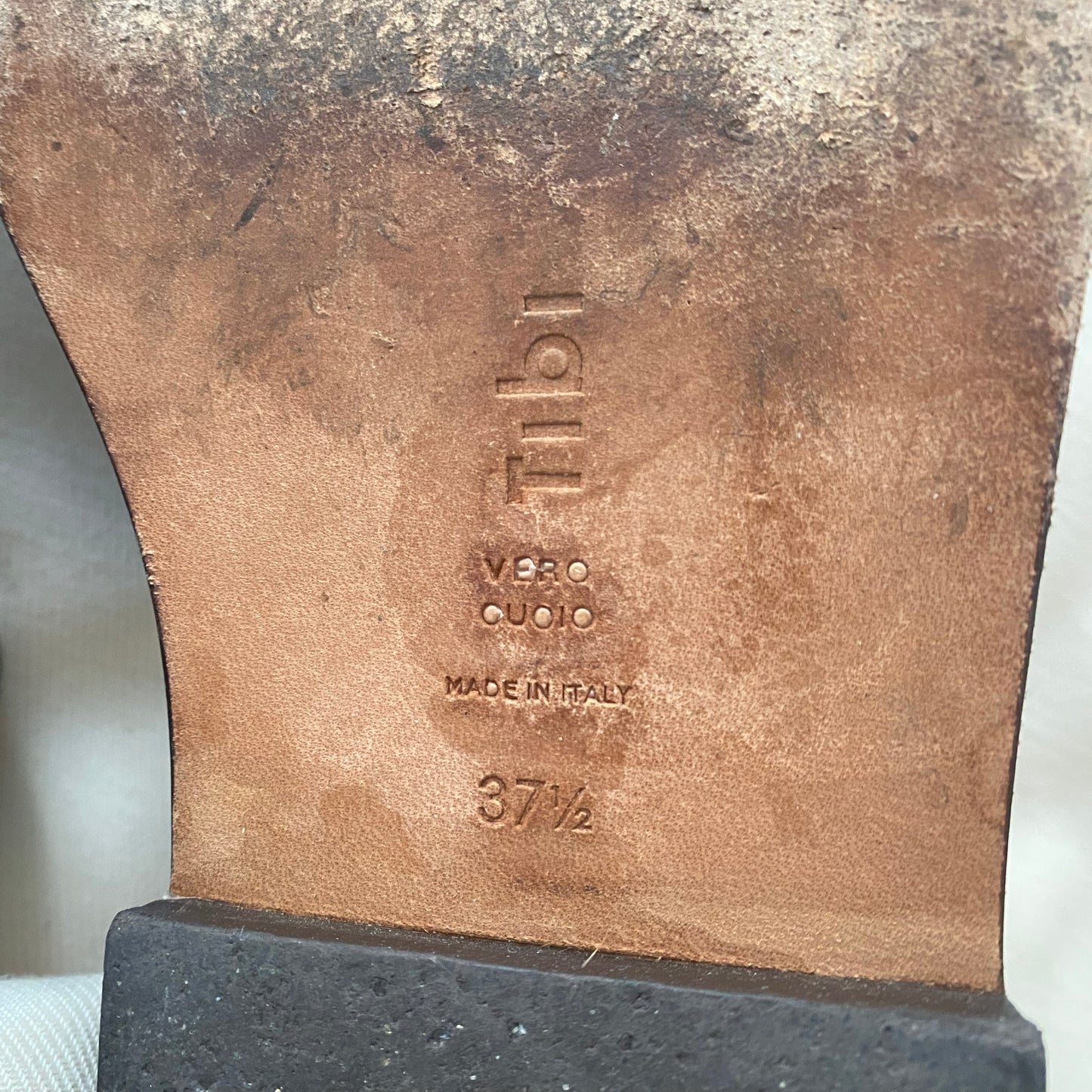 Tibi "Pedro" Loafer Mules in Navy, size 37.5