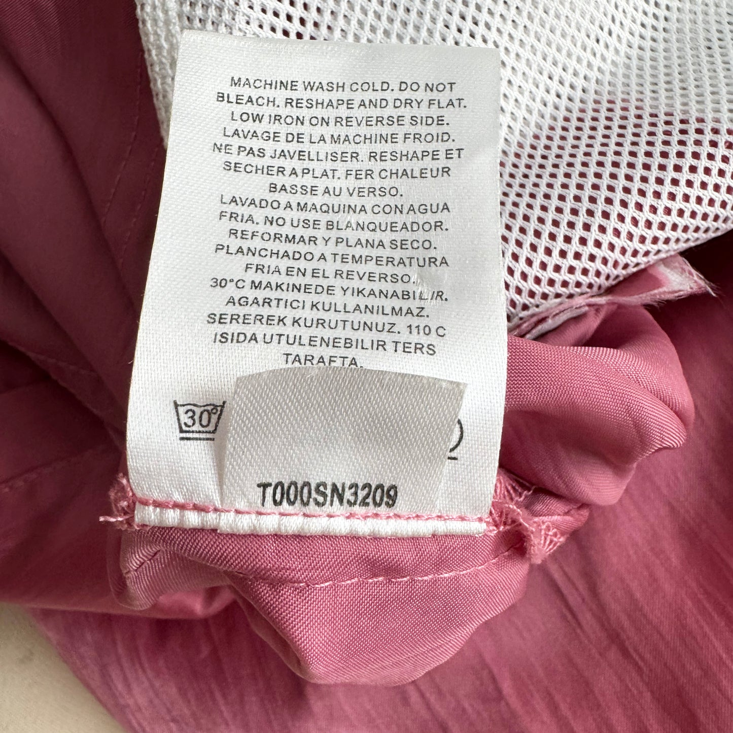 Tibi "Wilt" Silky Nylon Jogger in Rose Pink, size XXS