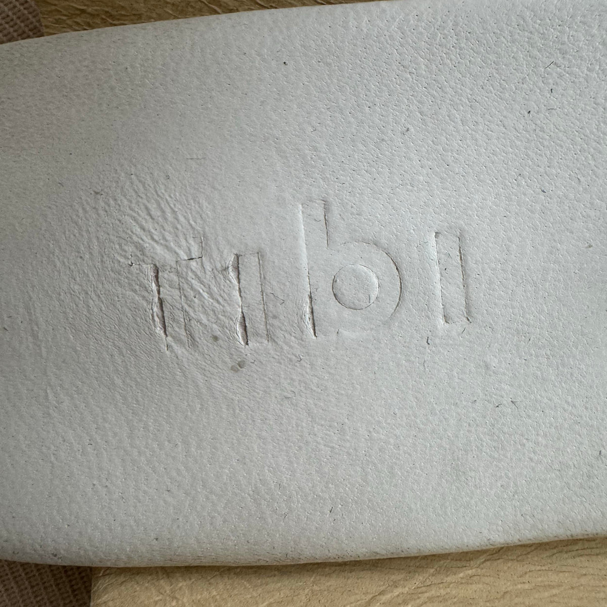 Tibi "Rudolph" Nappa Flats in White, size 36.5