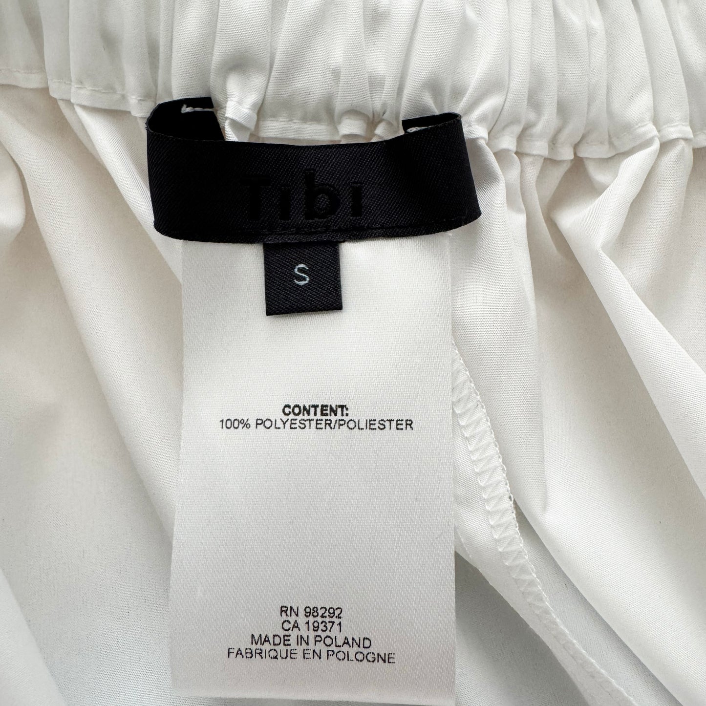 Tibi "Zeppelin" Pant in White, size Small (Regular Length)