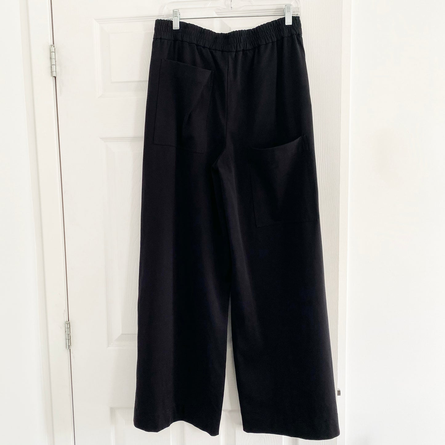 Tibi Compact Ultra Stretch Knit Pull On "Murray" Pant in Black, size Medium