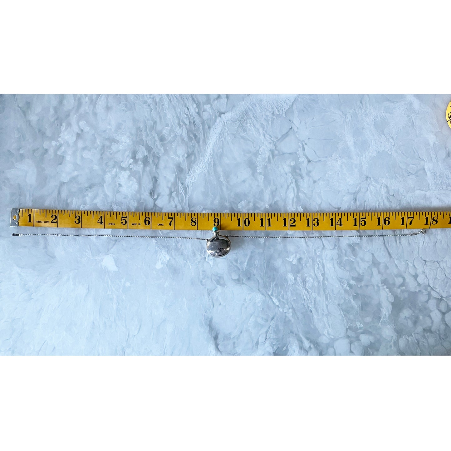 Tiffany x Elsa Peretti Bottle Round Bottle Pendant in Silver