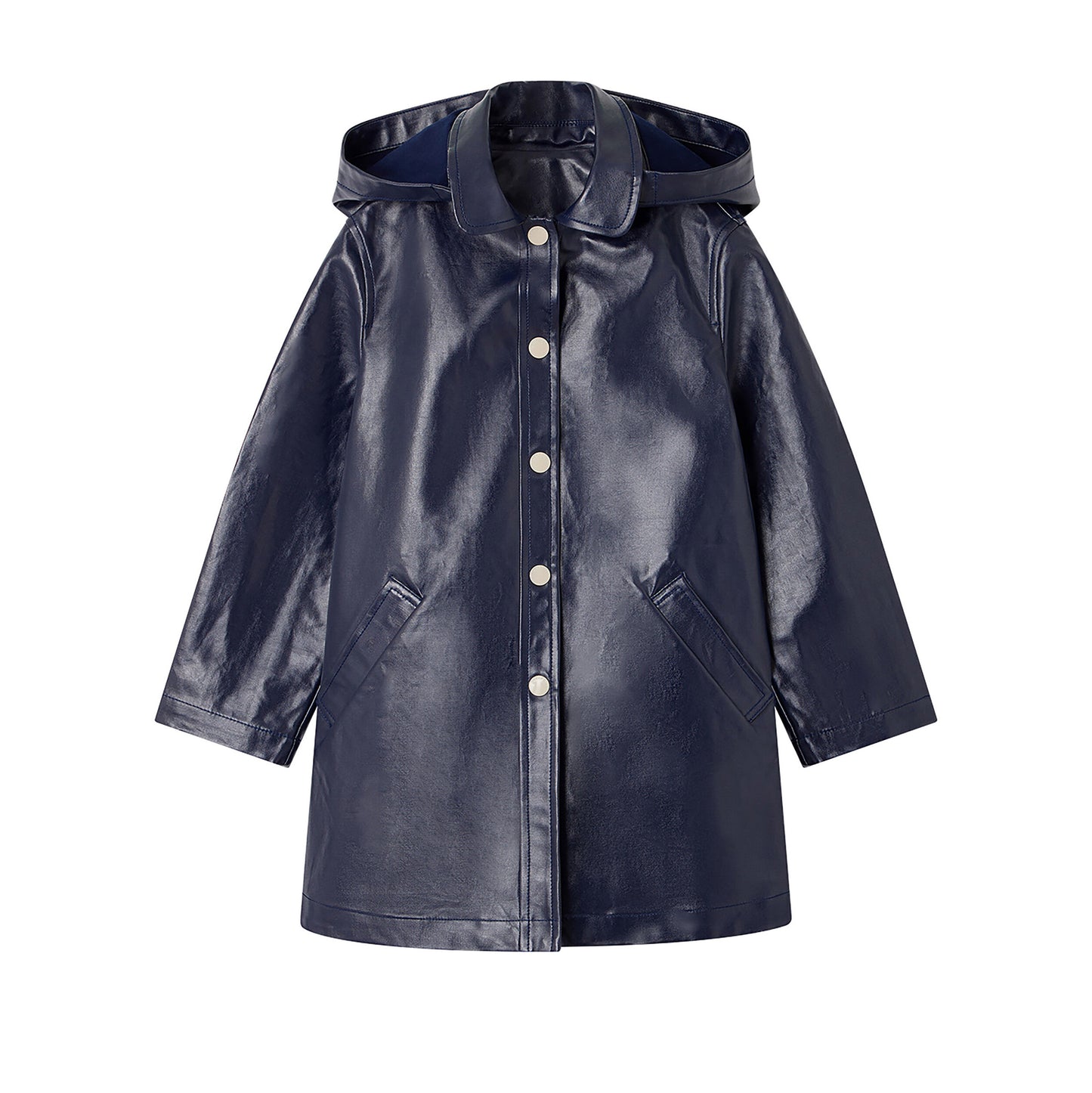 ** KIDS ** Bonpoint "Calliope" Rain Coat in Blue, size 12 years