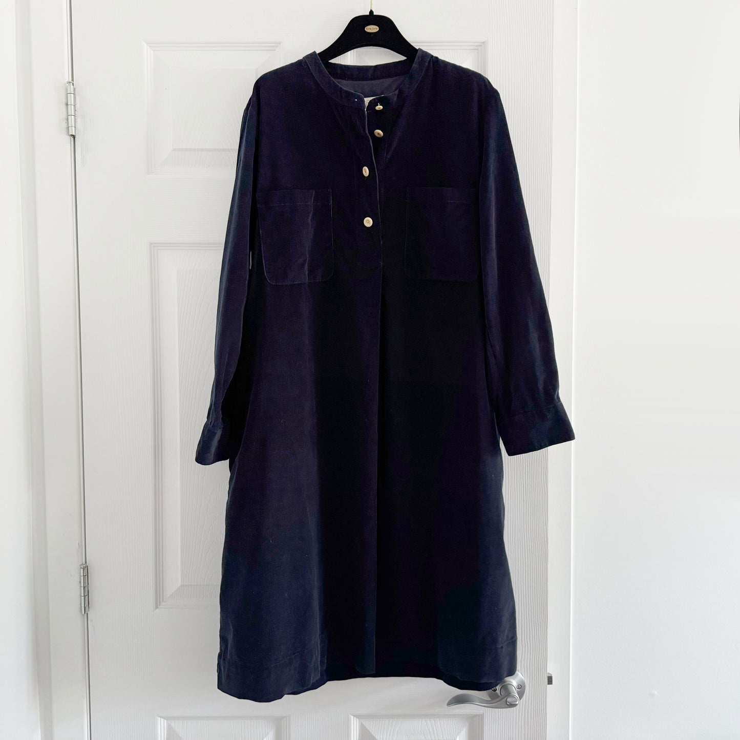 TOAST Corduroy Dress in Navy, size 12UK/8US (fits like 6 US)