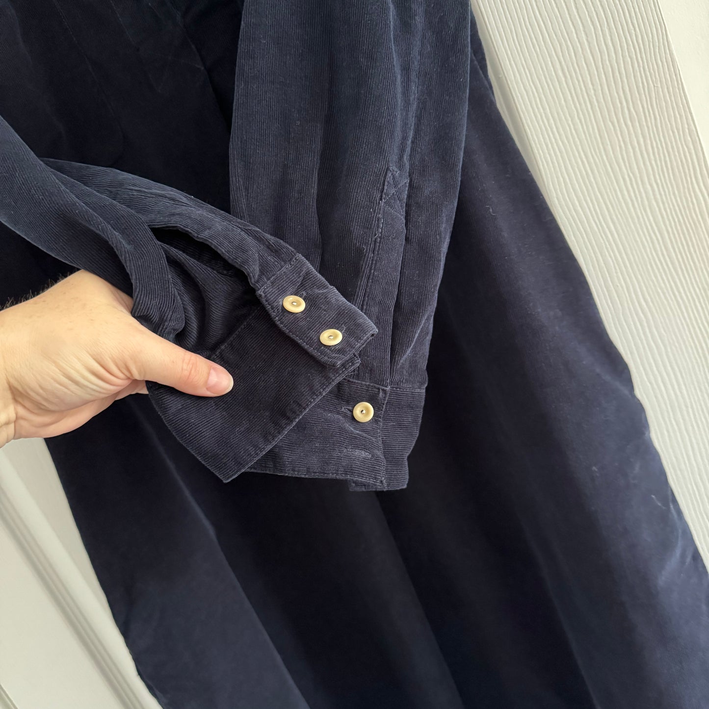 TOAST Corduroy Dress in Navy, size 12UK/8US (fits like 6 US)