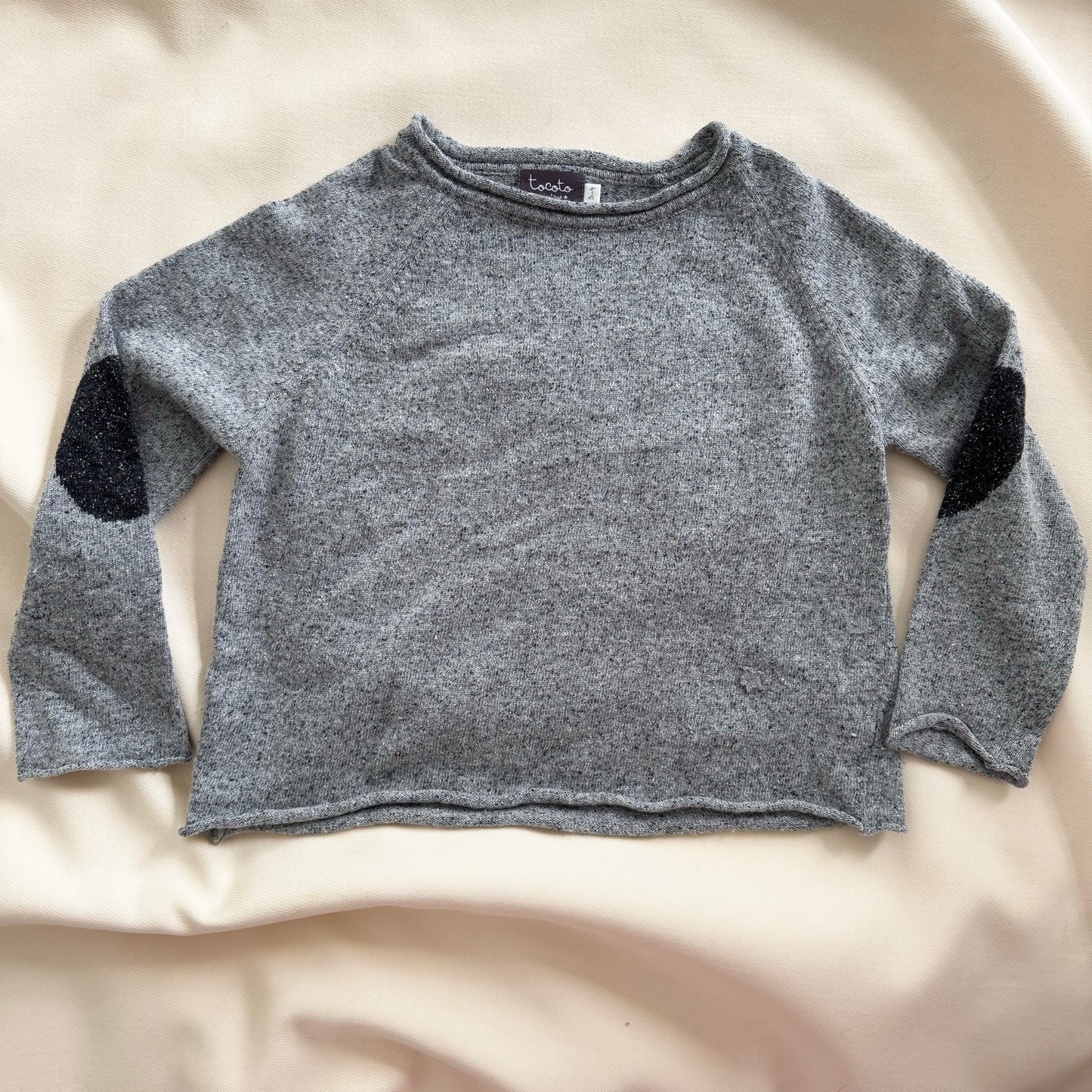 ** KIDS ** Tocoto Vintage Pullover w Elbow Patches, size 3/4 years