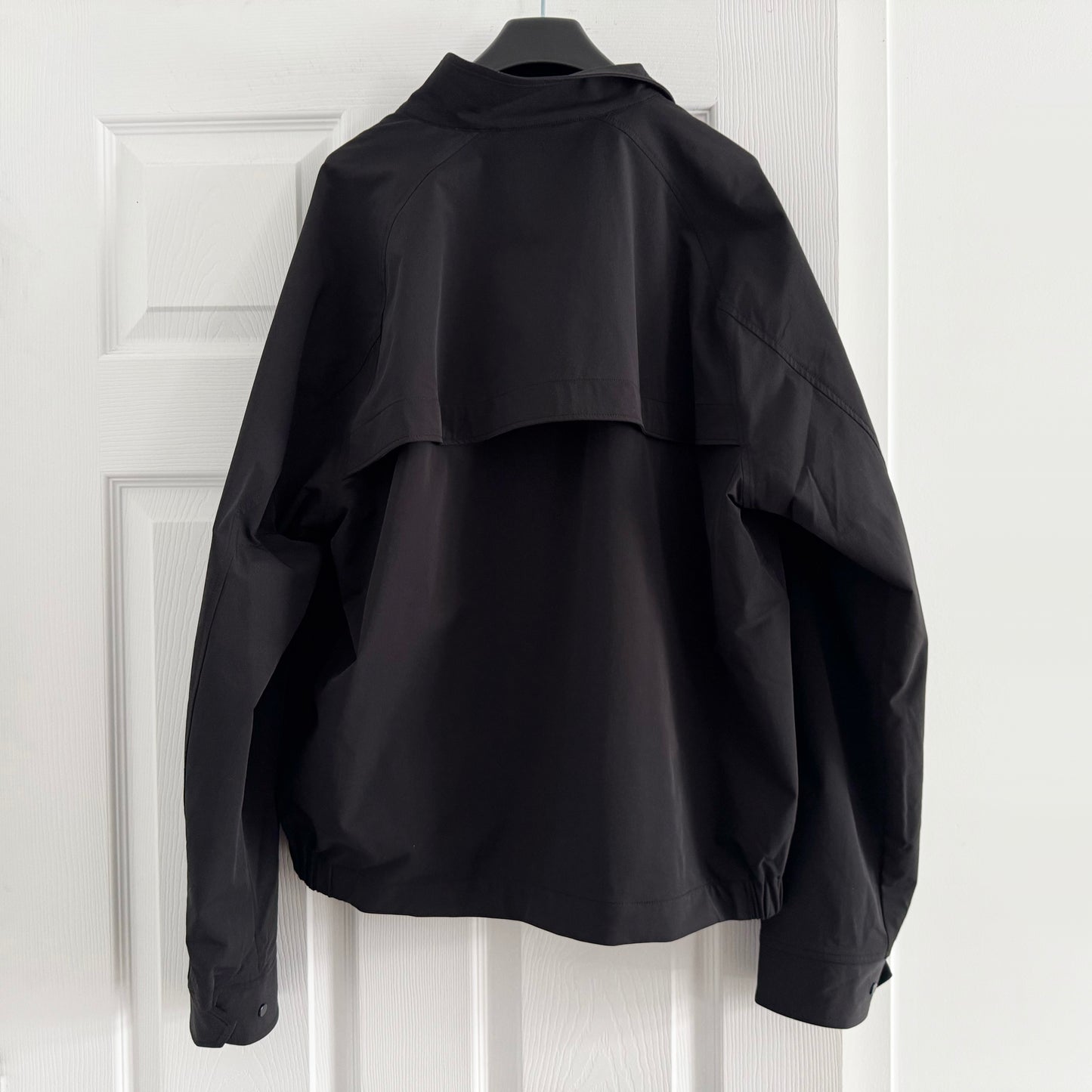 Todd Snyder "Harrington" Lightweight Nylon Jacket in Black, size Large