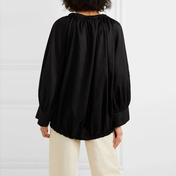 Chemisier Toteme « Armo » en noir, taille 34 (convient à un XS/S)