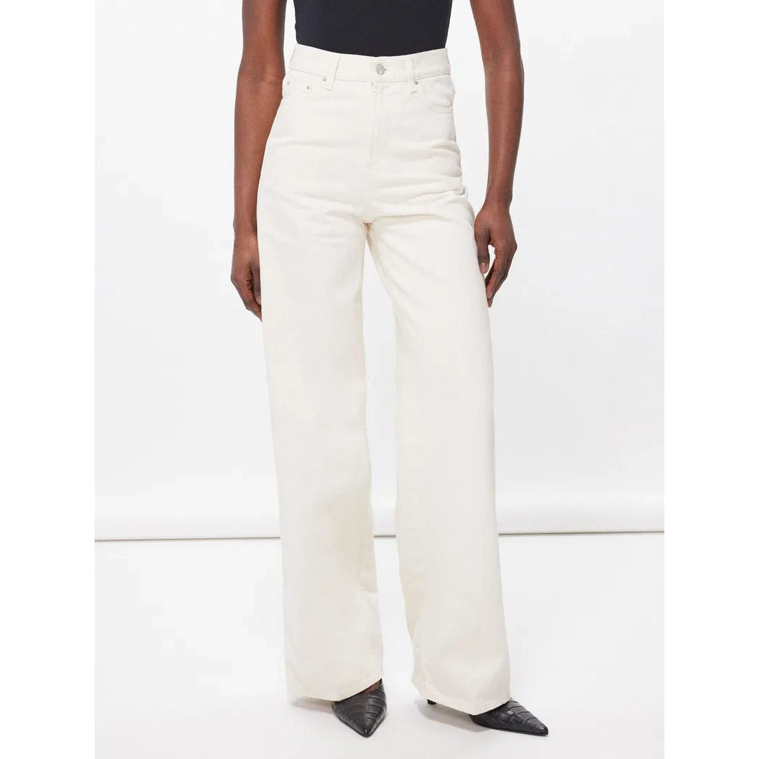 Toteme "Wide Leg Denim" in Ecru, size 30/32 (Fits Small!)