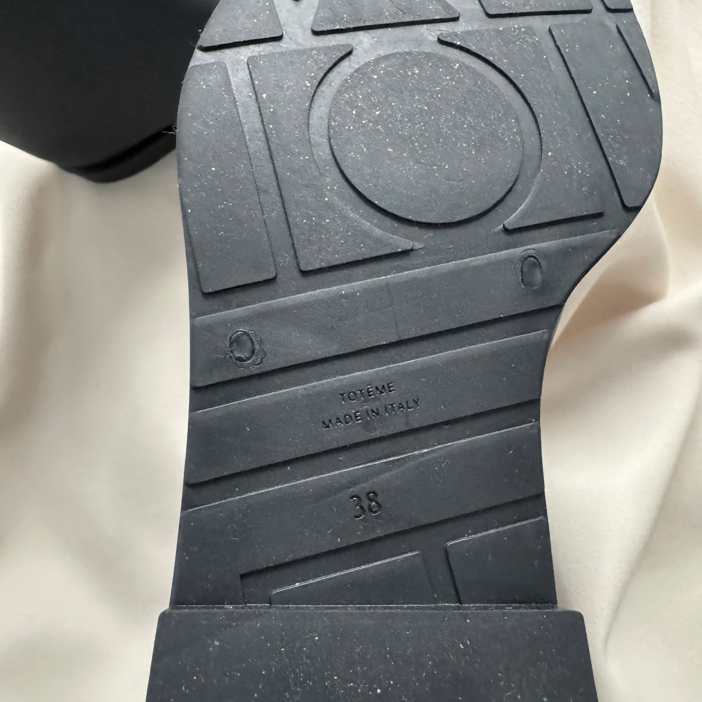 Toteme Rubber Rain Boots in Black, size 38