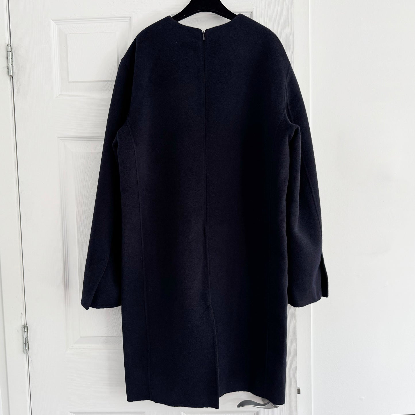 Toteme Doubleface Wool Tunic (Dress?) in Navy, size 38 (size Medium)