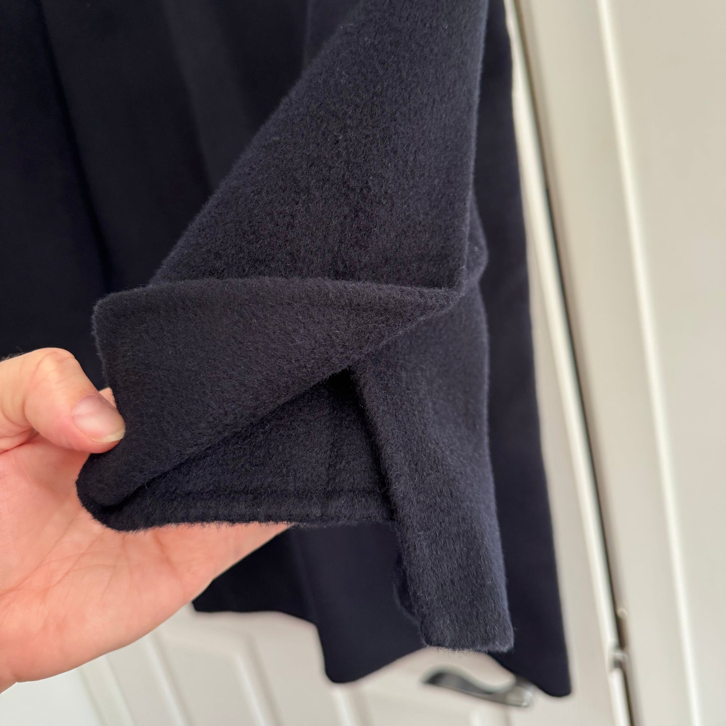 Toteme Doubleface Wool Tunic (Dress?) in Navy, size 38 (size Medium)