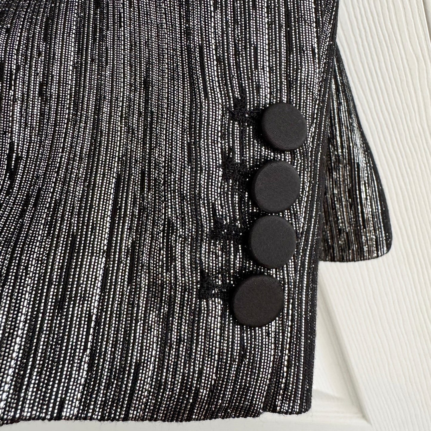 Isabel Marant "Denel" Blazer in Silver, size 40 (fits like size 4/6)