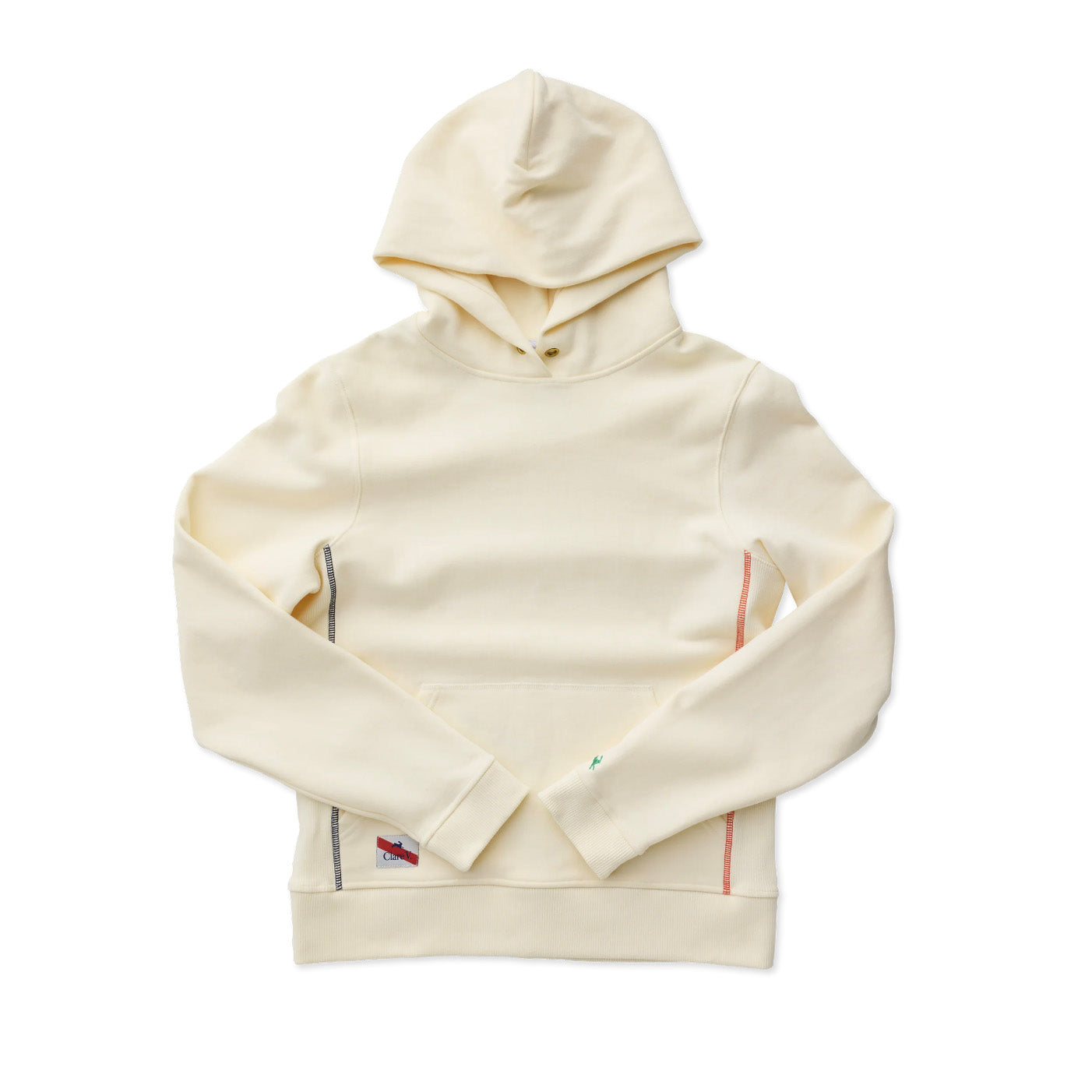 Tracksmith x Clare V Hoodie in Ivory, size XS