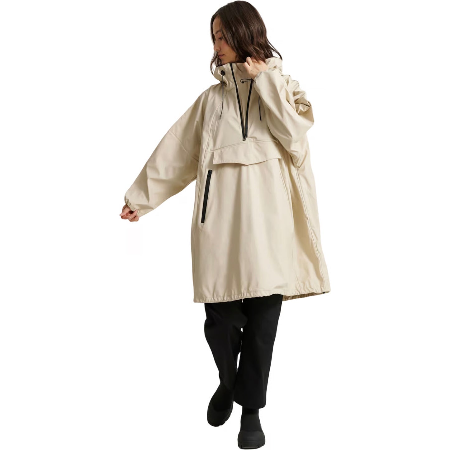 Tretorn "Varvet" Rain Poncho in Beige, size S/M (fits literally anyone tho)