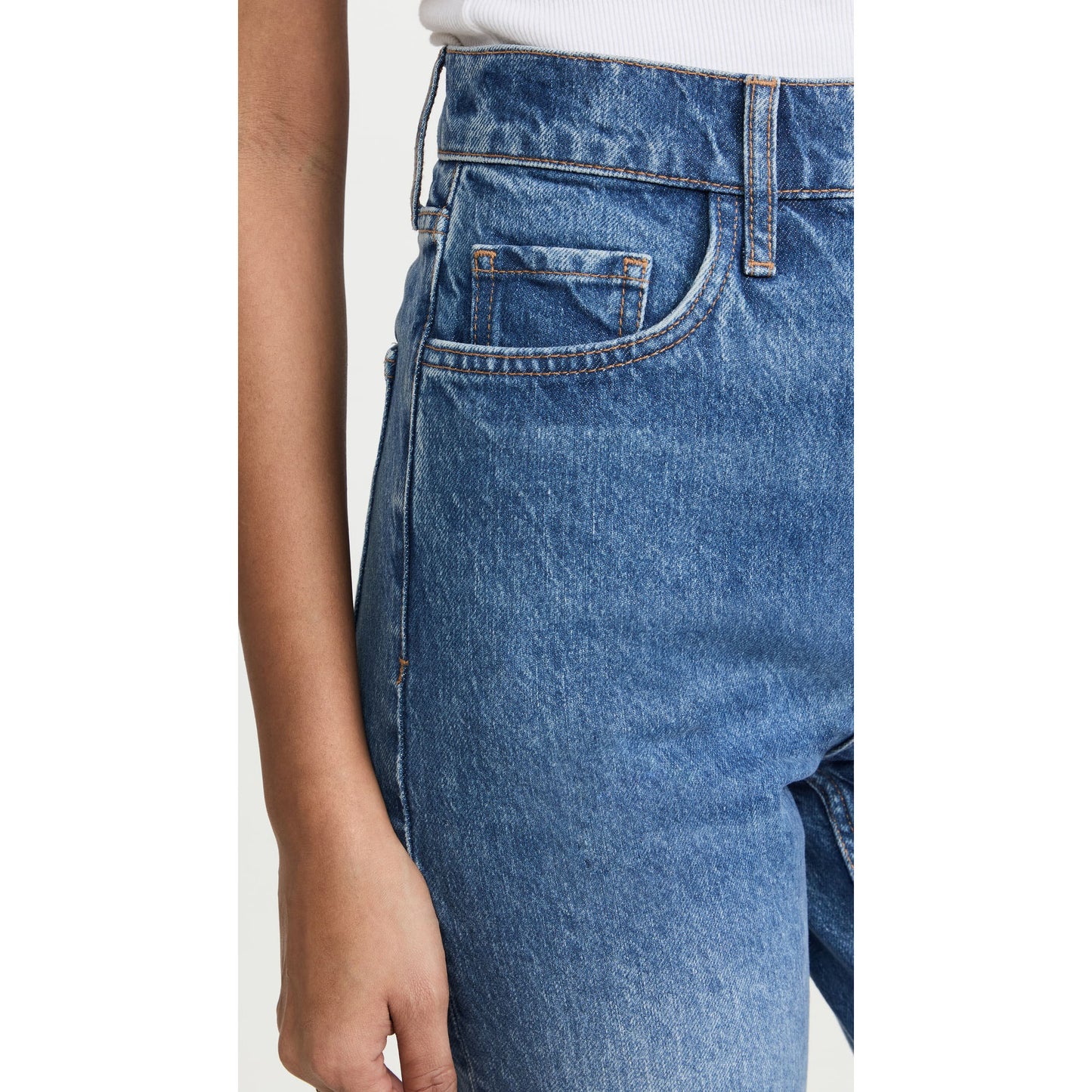 Triarchy x Josephine Skriver High Waisted Blue Jeans, size 27