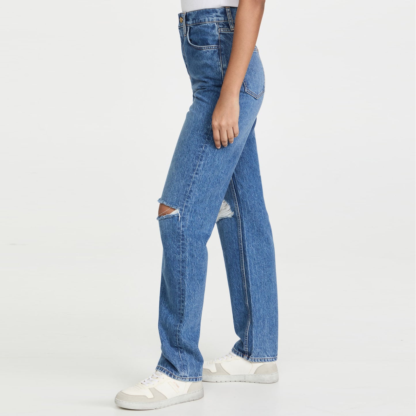 Triarchy x Josephine Skriver High Waisted Blue Jeans, size 27