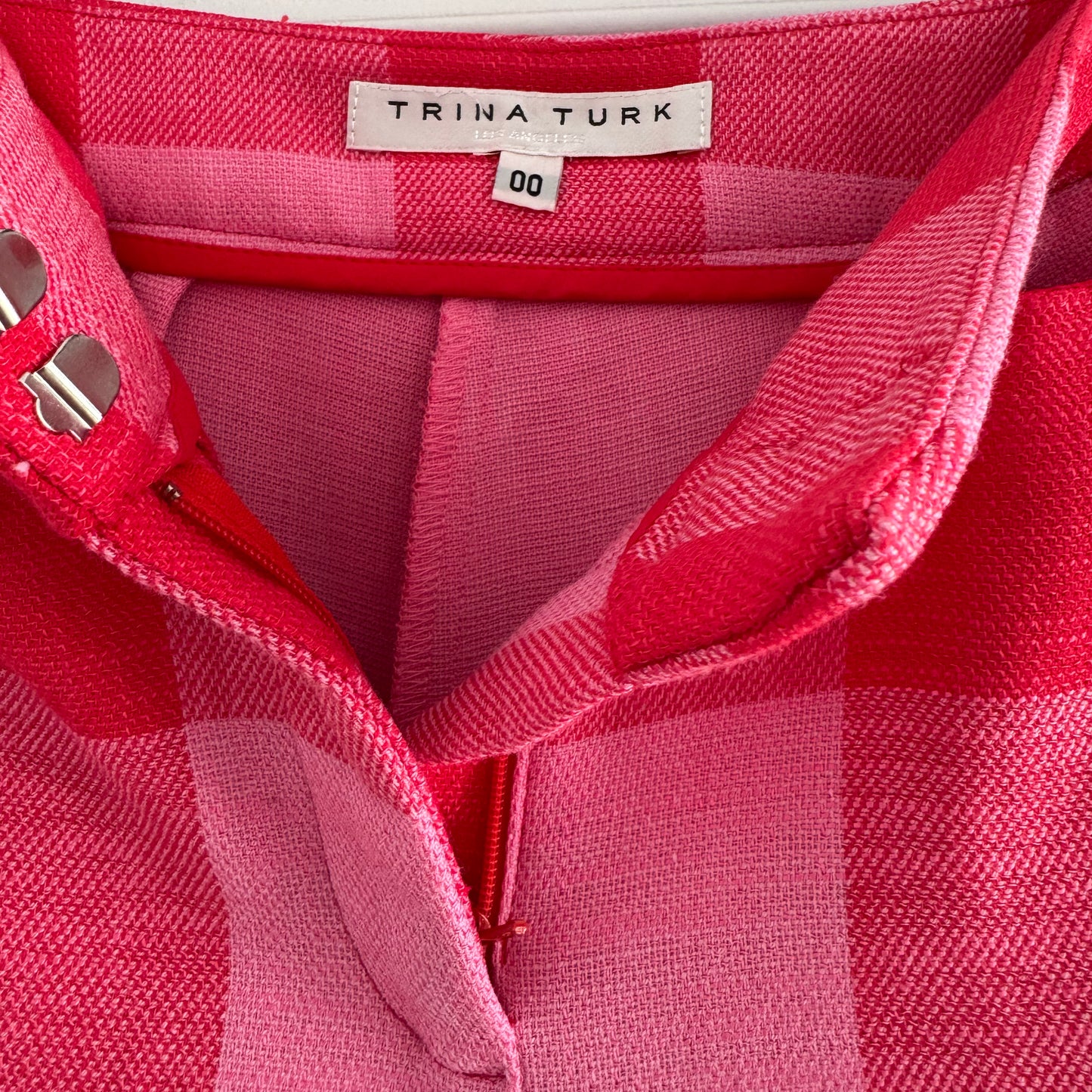 Trina Turk "Poppy" Pants in Pink/Red, size 00