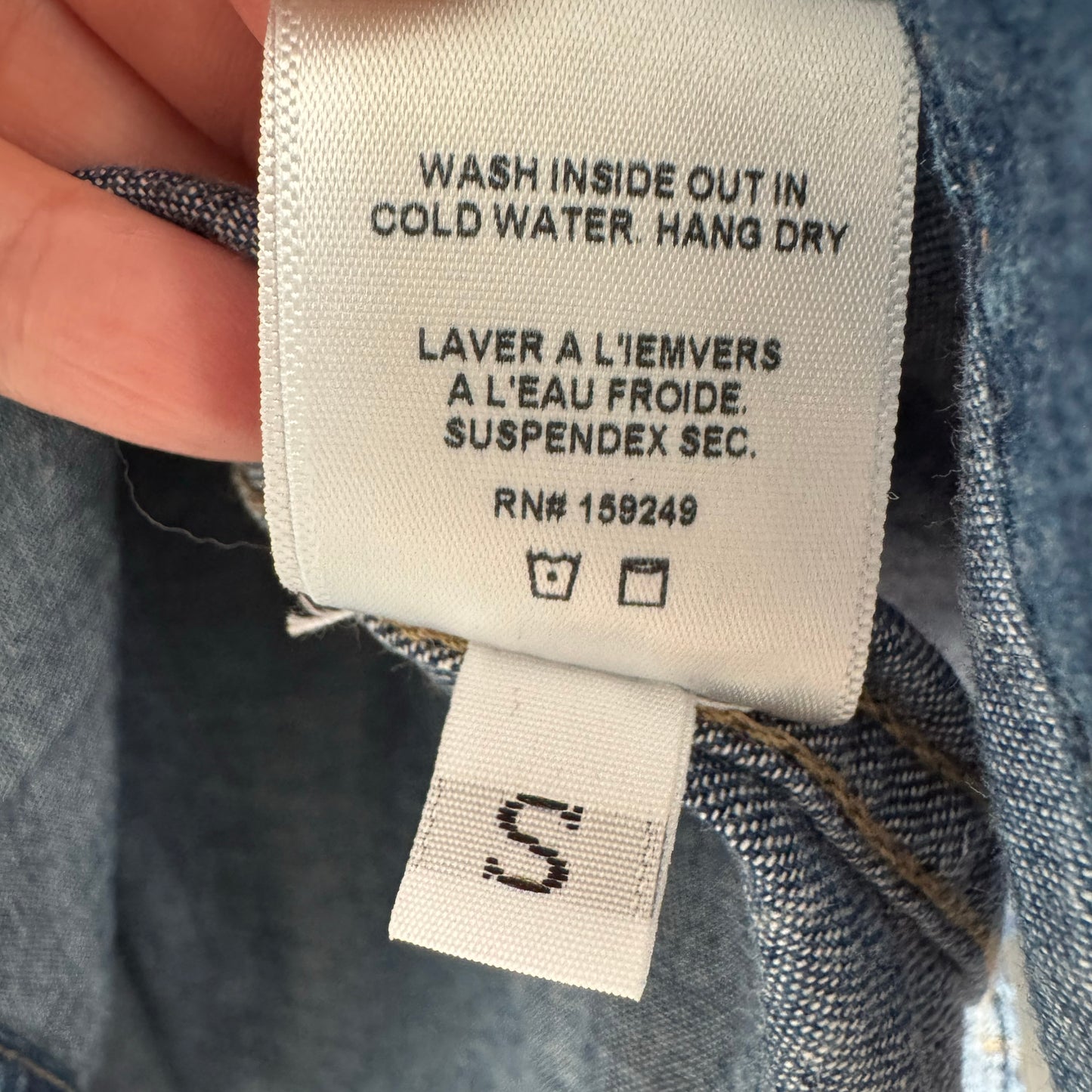 TWP "Cowboy Take Me Away" Shirt in "Paris", size Small