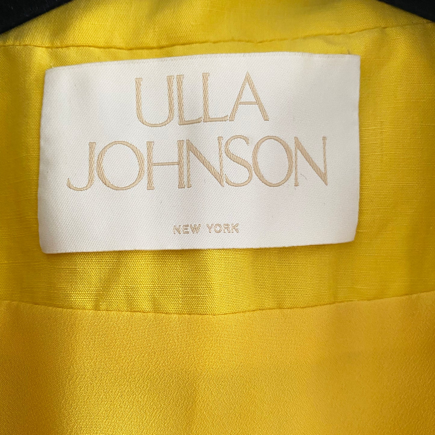 Ulla Johnson "Beatriz" Linen Vest in Yellow, size Small