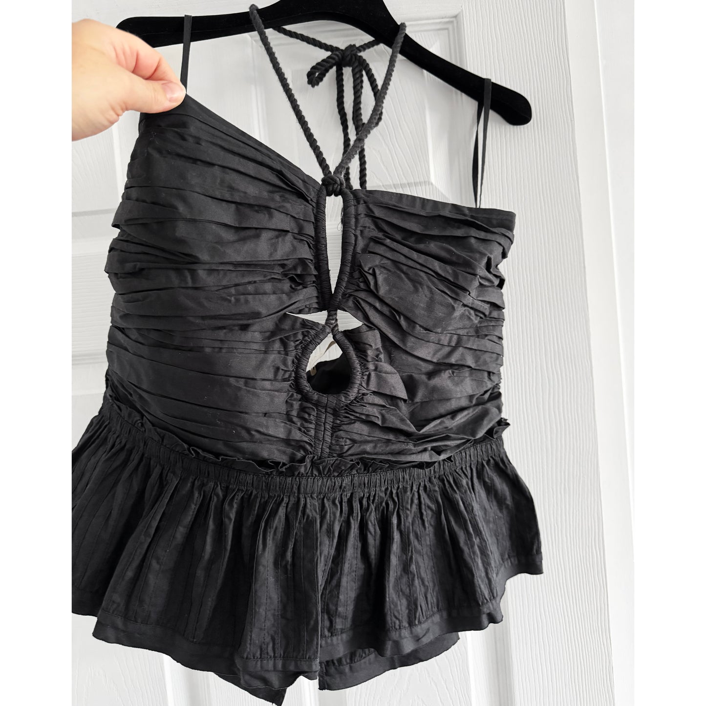 Ulla Johnson "Adaleigh" top in Black, size 12