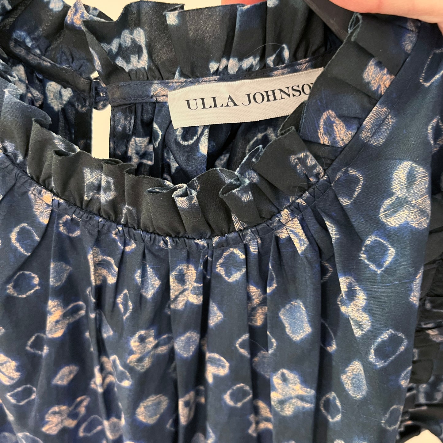 Ulla Johnson "Joan" Cotton Dress in Blue, size 4