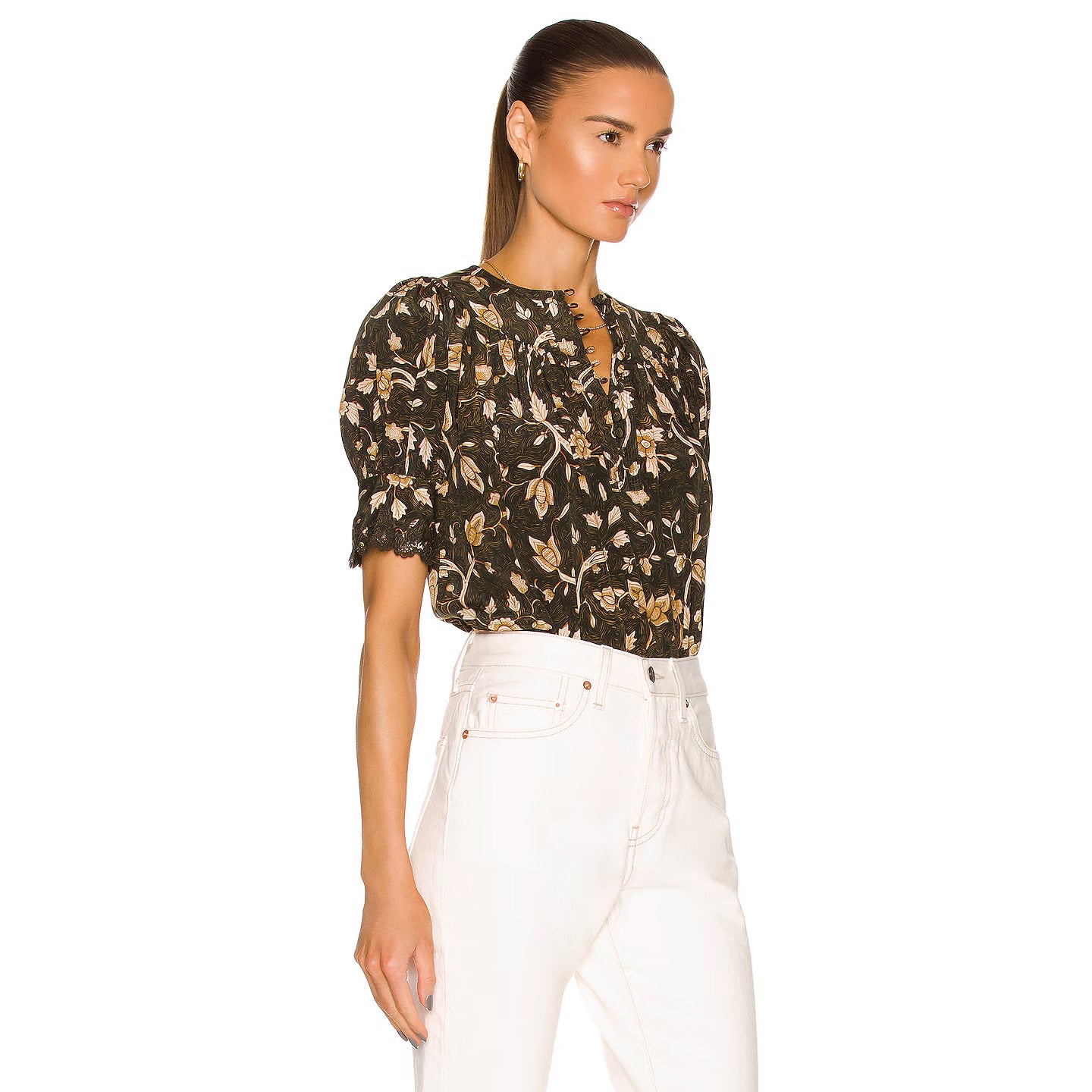 Ulla Johnson "Karina" Top in Juniper, size 2