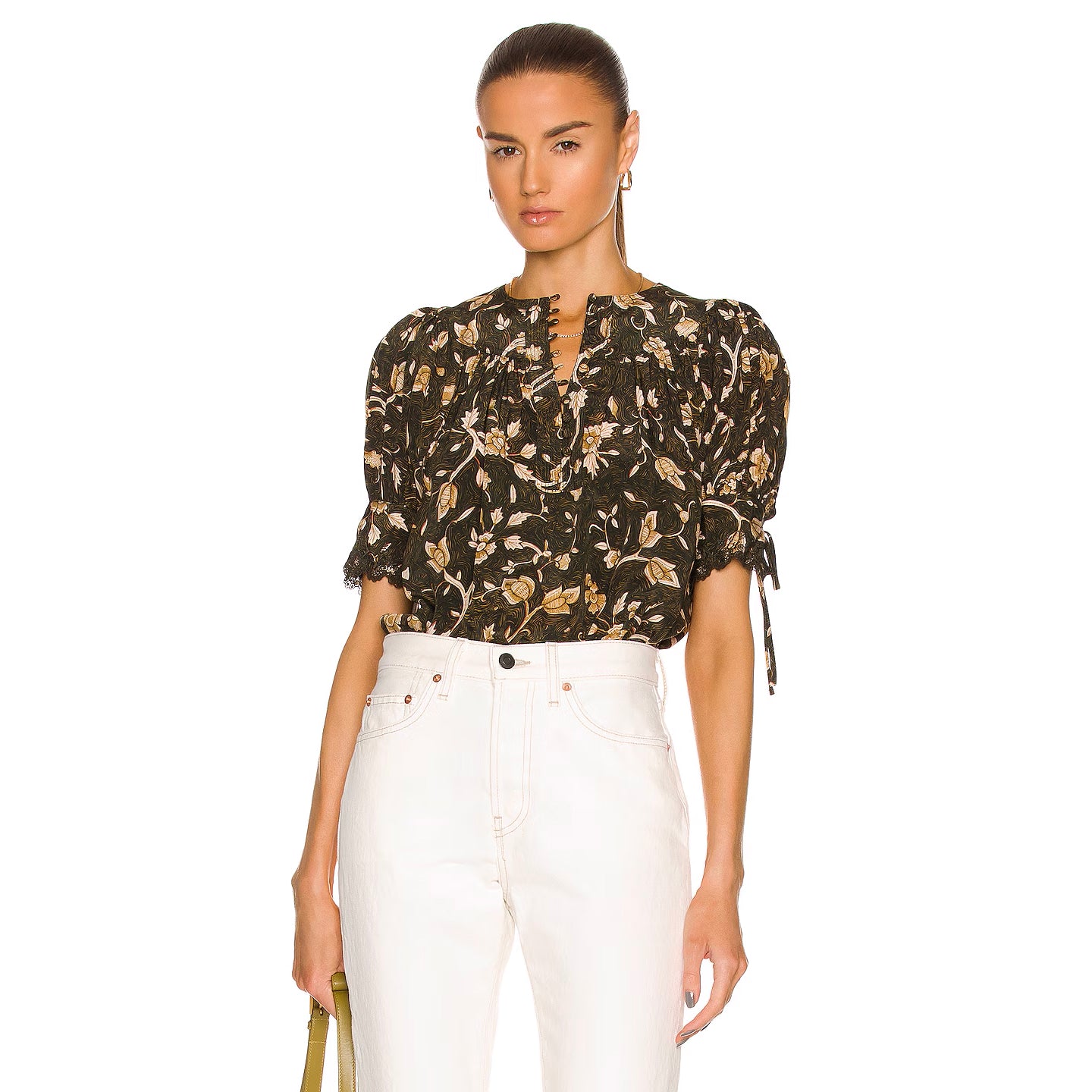 Ulla Johnson "Karina" Top in Juniper, size 2