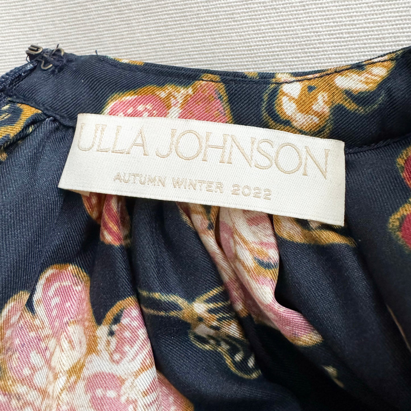 Ulla Johnson "Marisol" Floral Silk Blouse in "Odessa", size 2