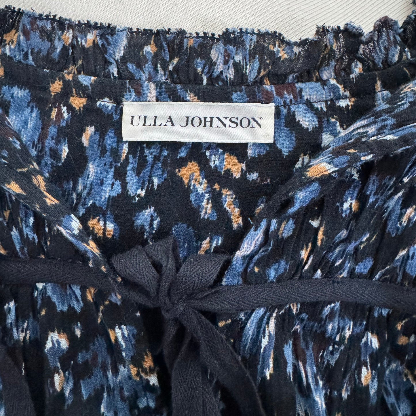Ulla Johnson "Jeanne" Blouse in "Midnight", size 8