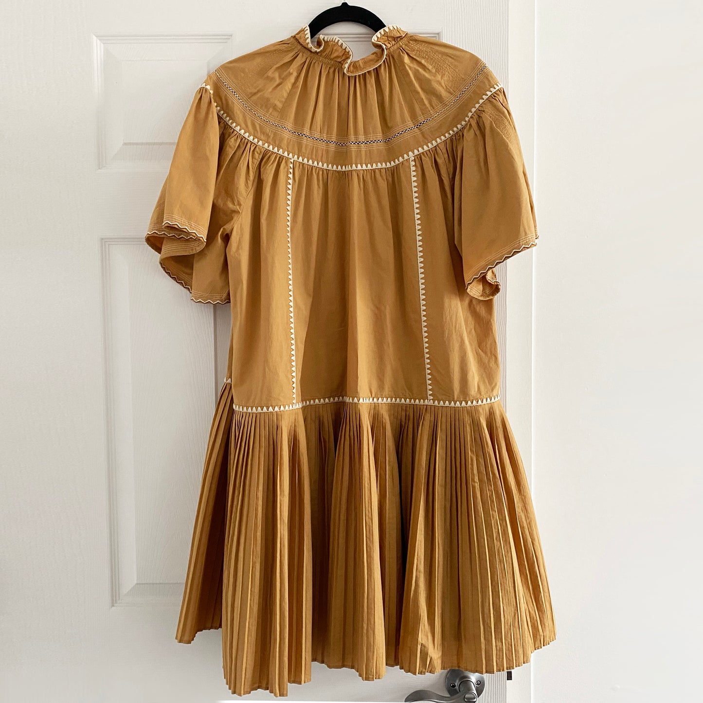 Ulla Johnson "Desi" Pleated Hem Dress, size 12