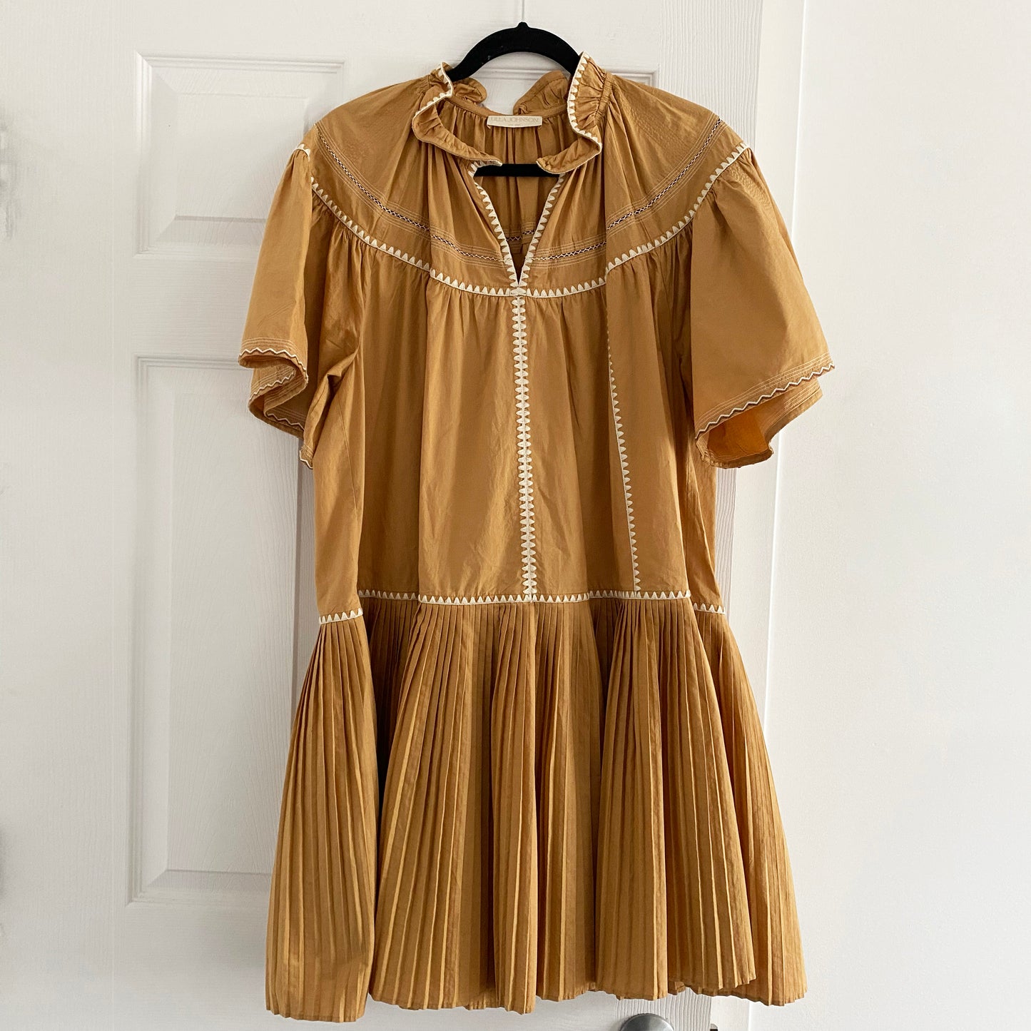 Ulla Johnson "Desi" Pleated Hem Dress, size 12