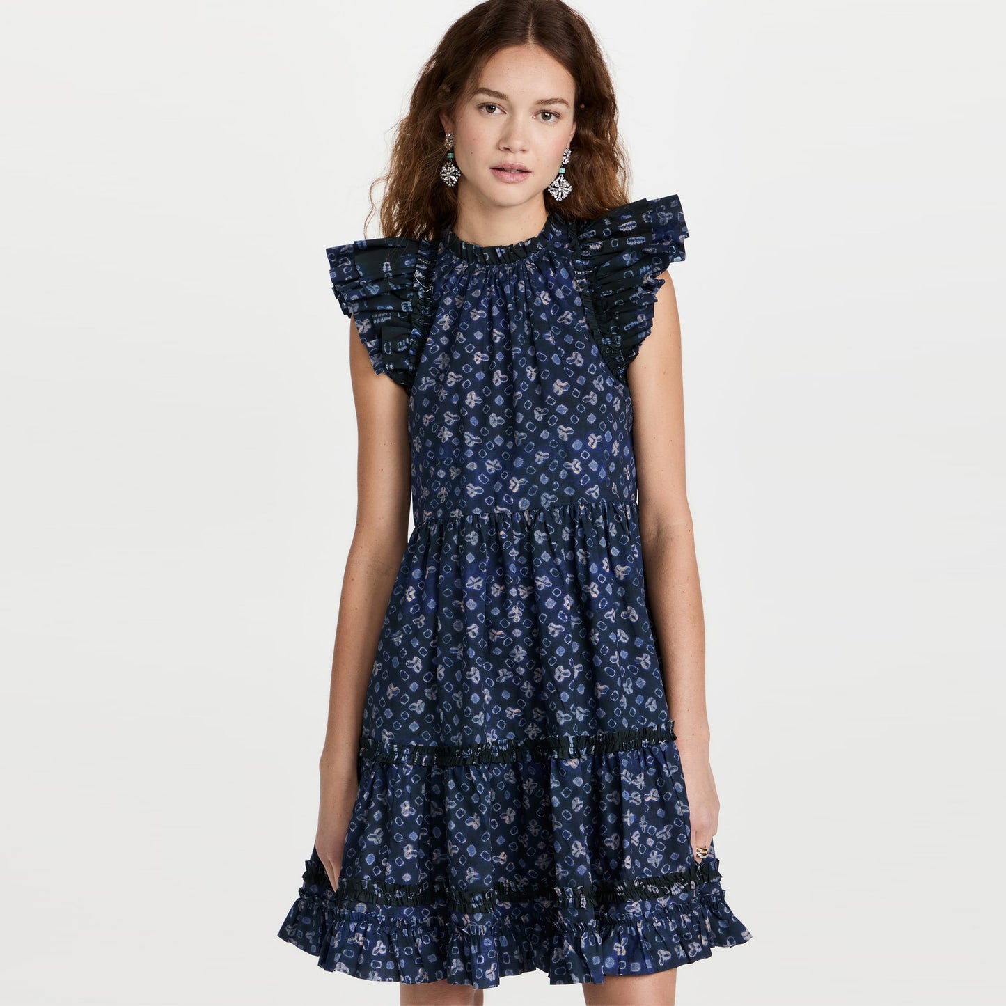 Ulla Johnson "Joan" Cotton Dress in Blue, size 0