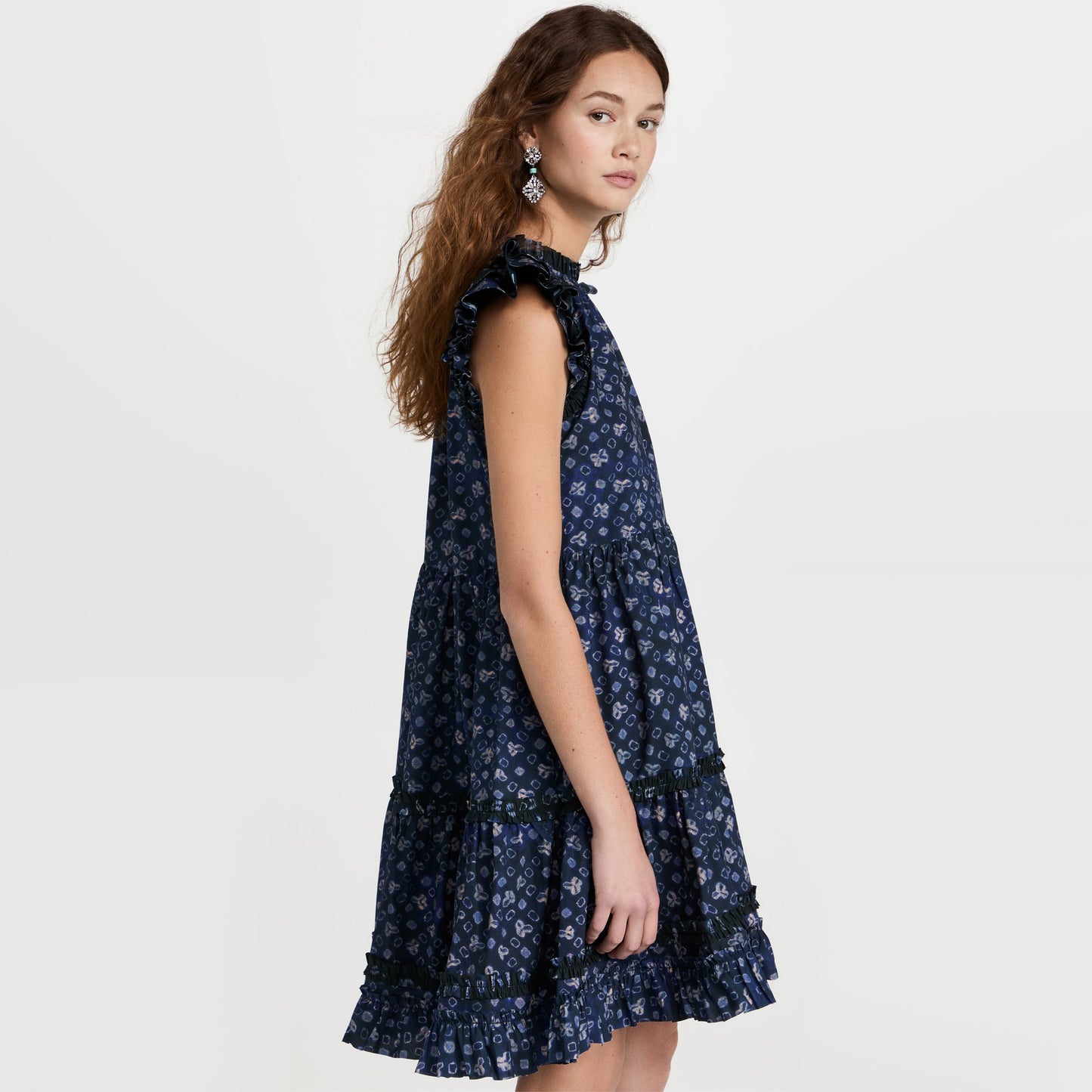 Ulla Johnson "Joan" Cotton Dress in Blue, size 0