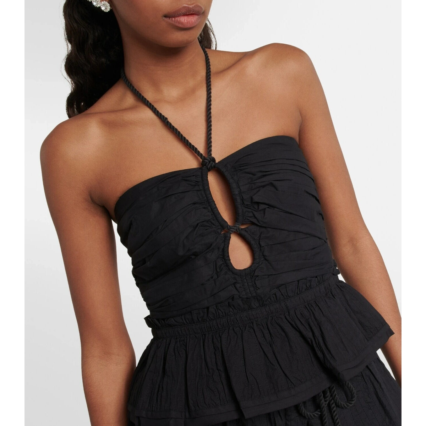 Ulla Johnson "Adaleigh" top in Black, size 12