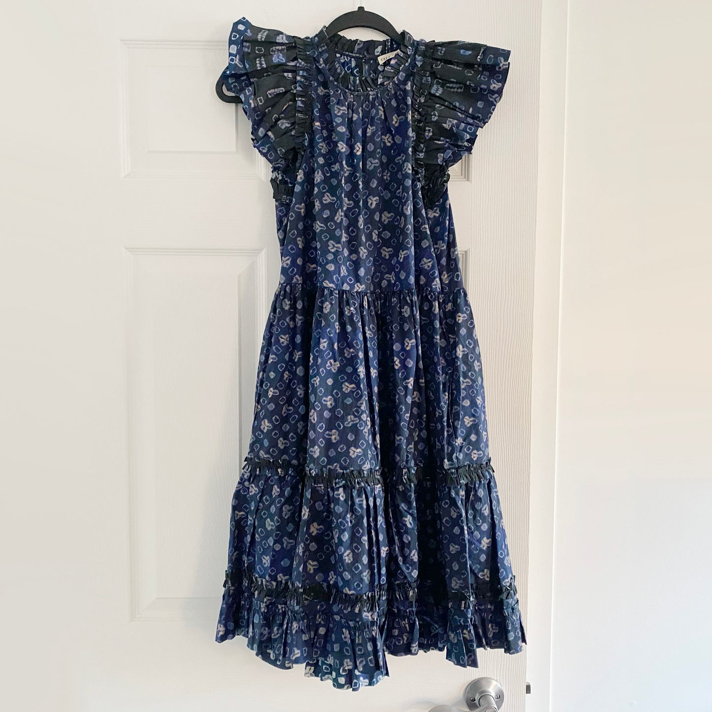 Ulla Johnson "Joan" Cotton Dress in Blue, size 0