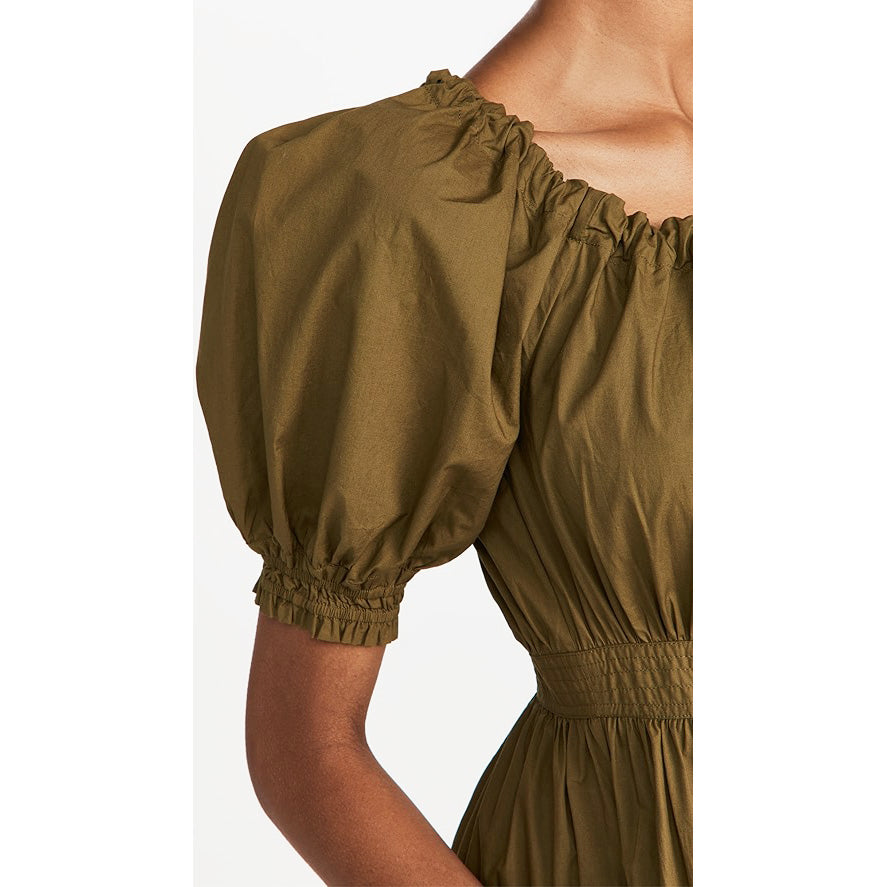 Ulla Johnson "Celia" Dress in Khaki Green, size 12