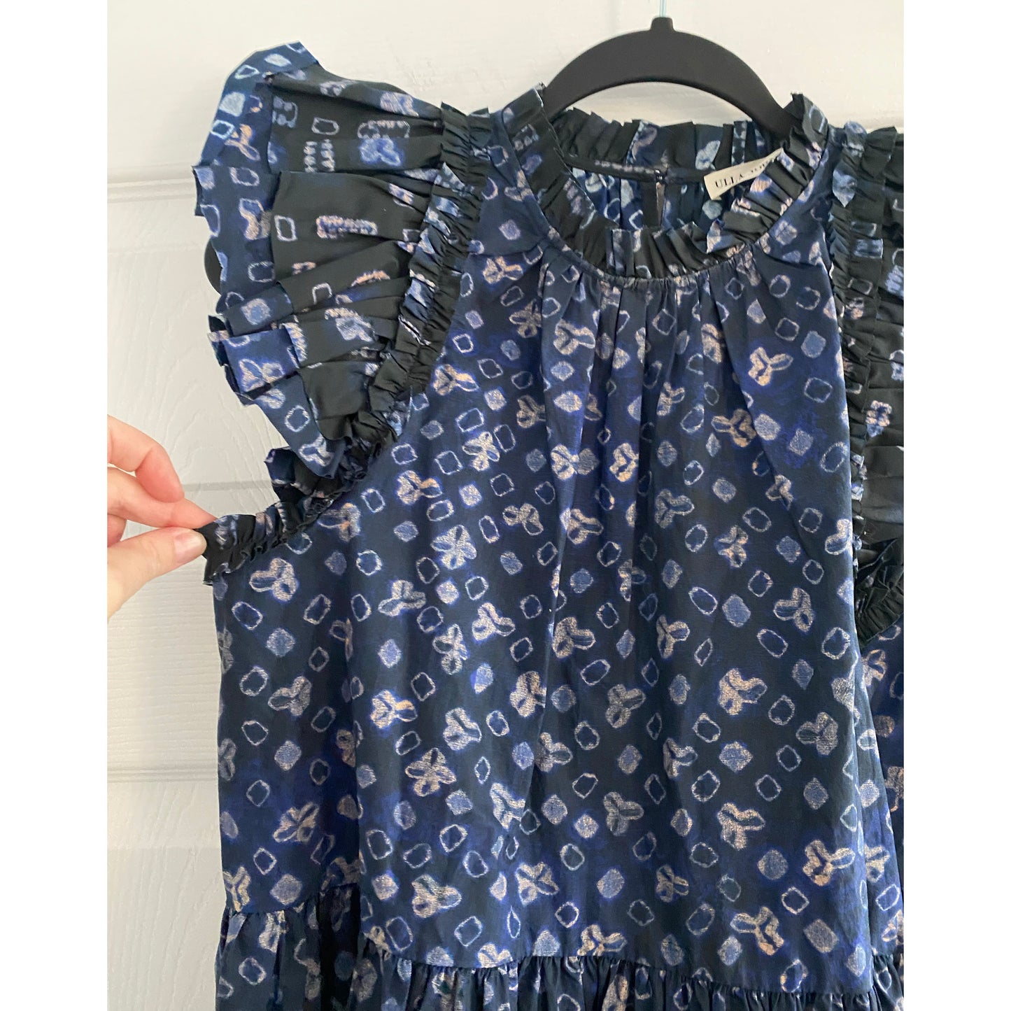 Ulla Johnson "Joan" Cotton Dress in Blue, size 0