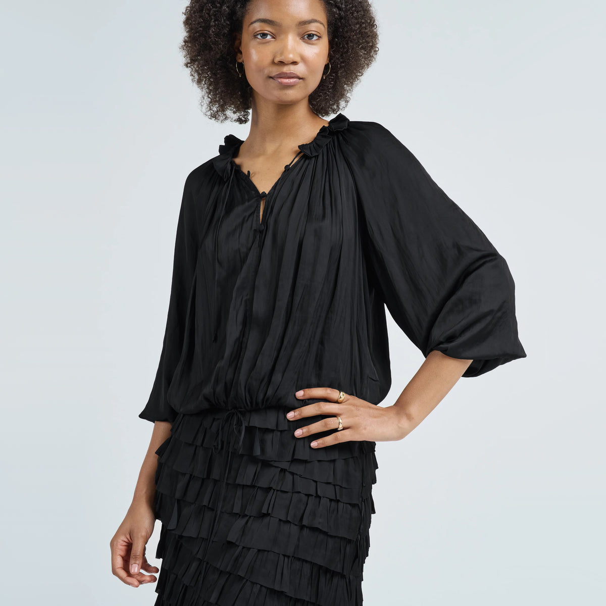 Ulla Johnson "Laurette" Top in Black, size 4