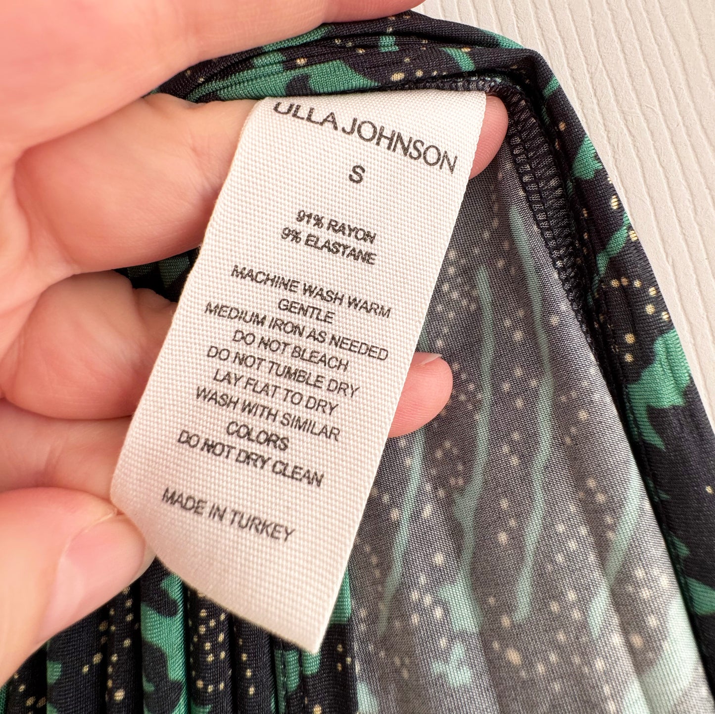 Ulla Johnson "Blanche" Jersey Midi Skirt in "Verde", size Small (fits S-M)