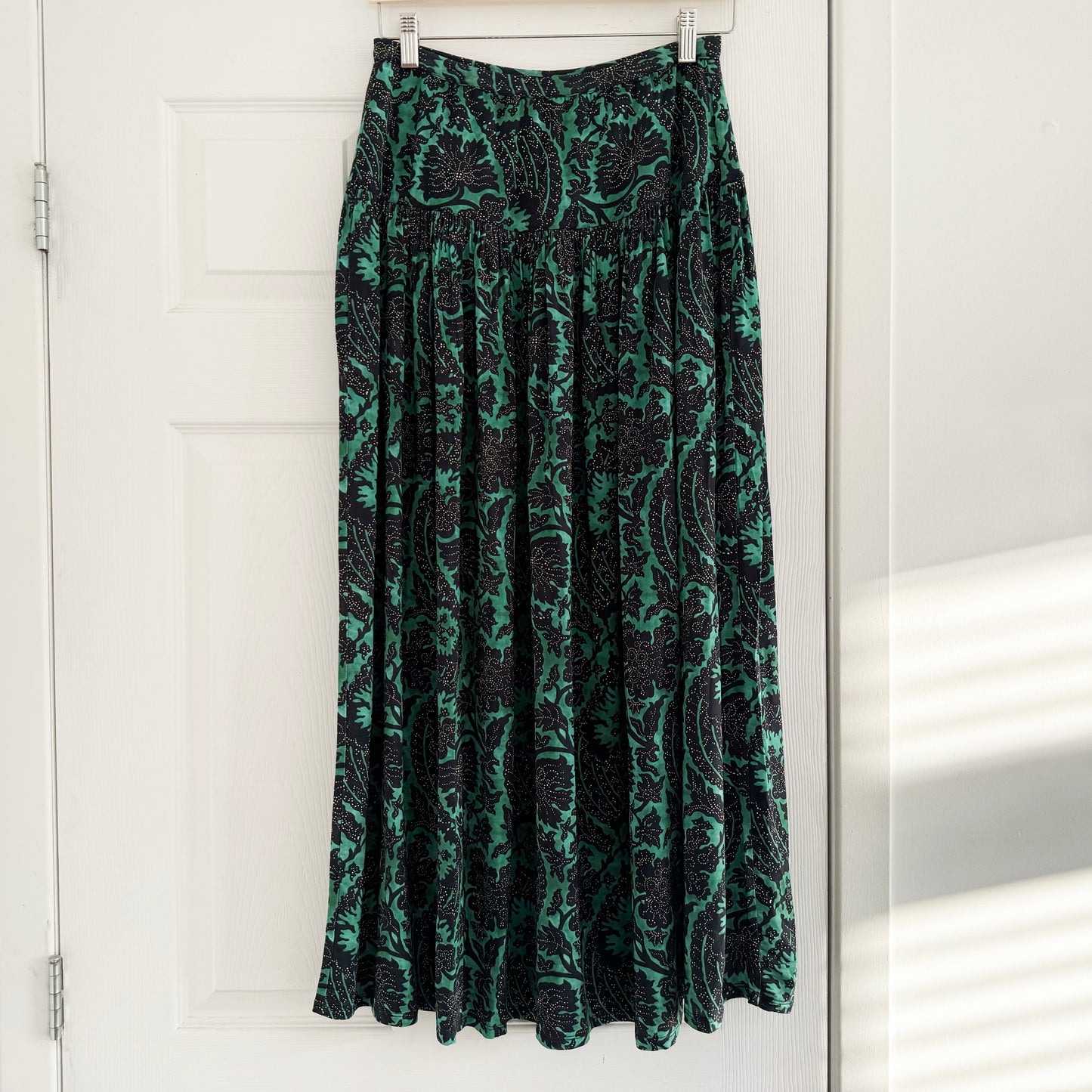 Ulla Johnson "Blanche" Jersey Midi Skirt in "Verde", size Small (fits S-M)