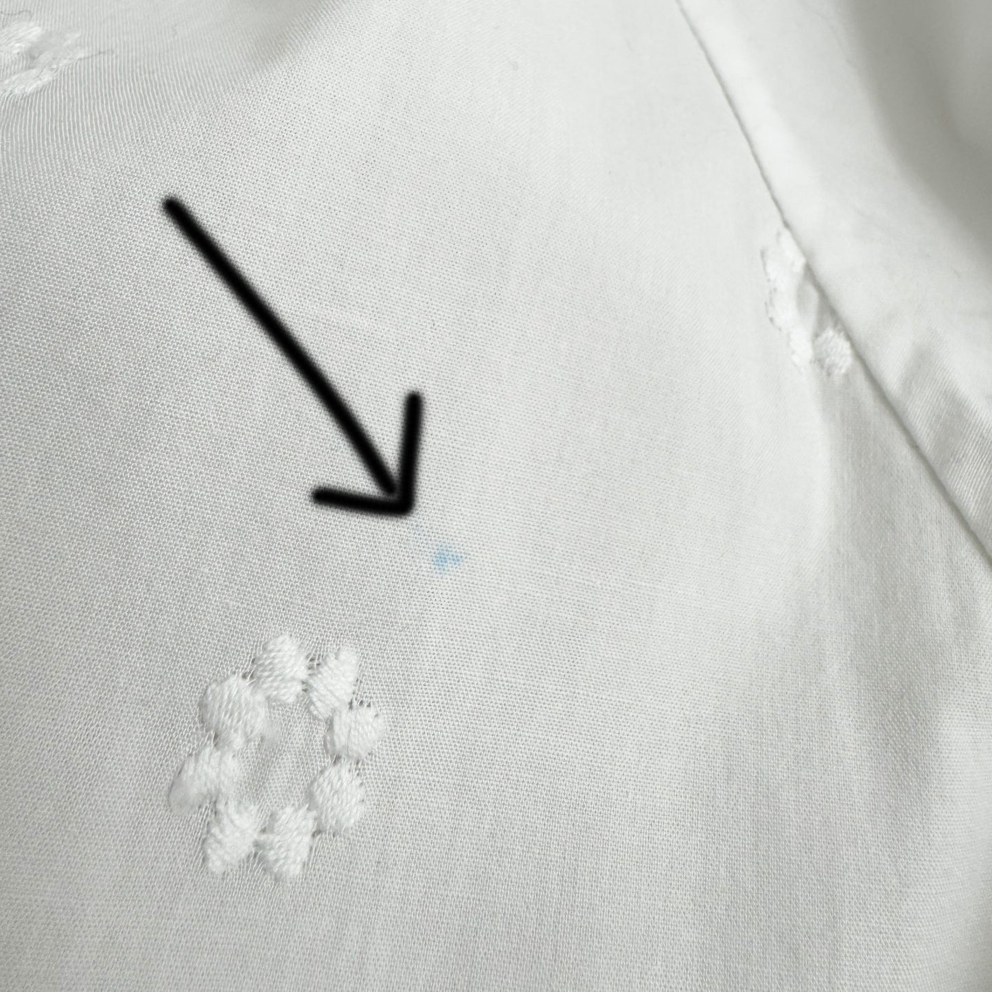 Ulla Johnson "Lennie" Embroidered White Cotton Top, size 4