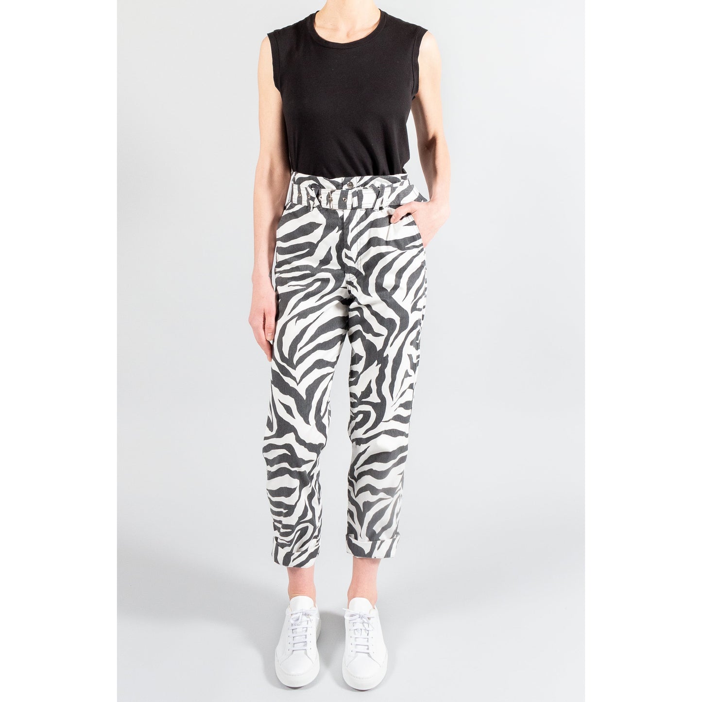 Overlover Zebra Print "Carlyle" Pant, size 30