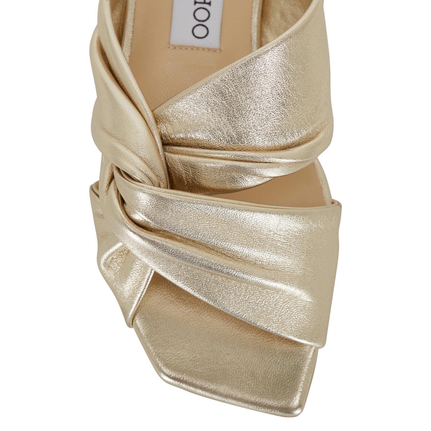 Jimmy Choo "Narisa" Sandals in Champagne, size 41 (fits 10/10.5)