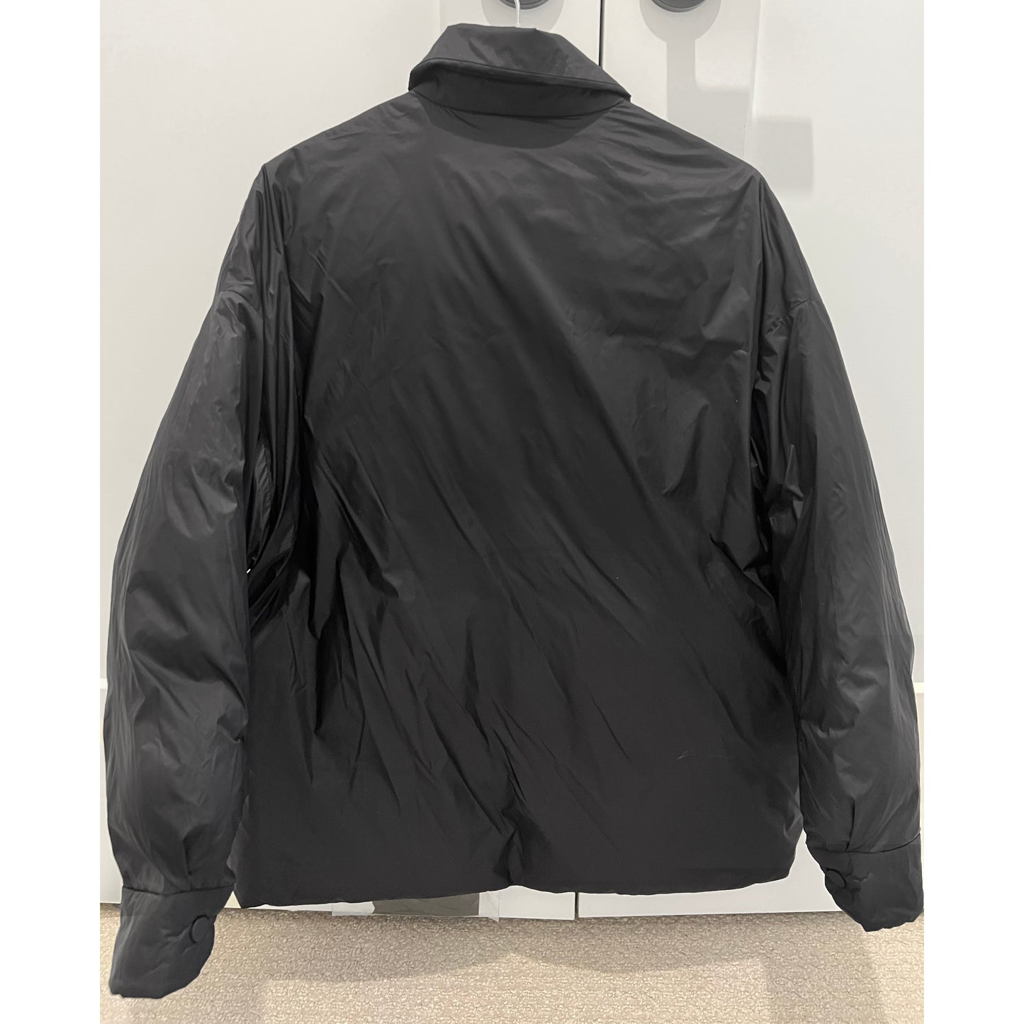 Upper Hights "Geneve" Reversible Puffer Jacket in Black, size "0" (XS)