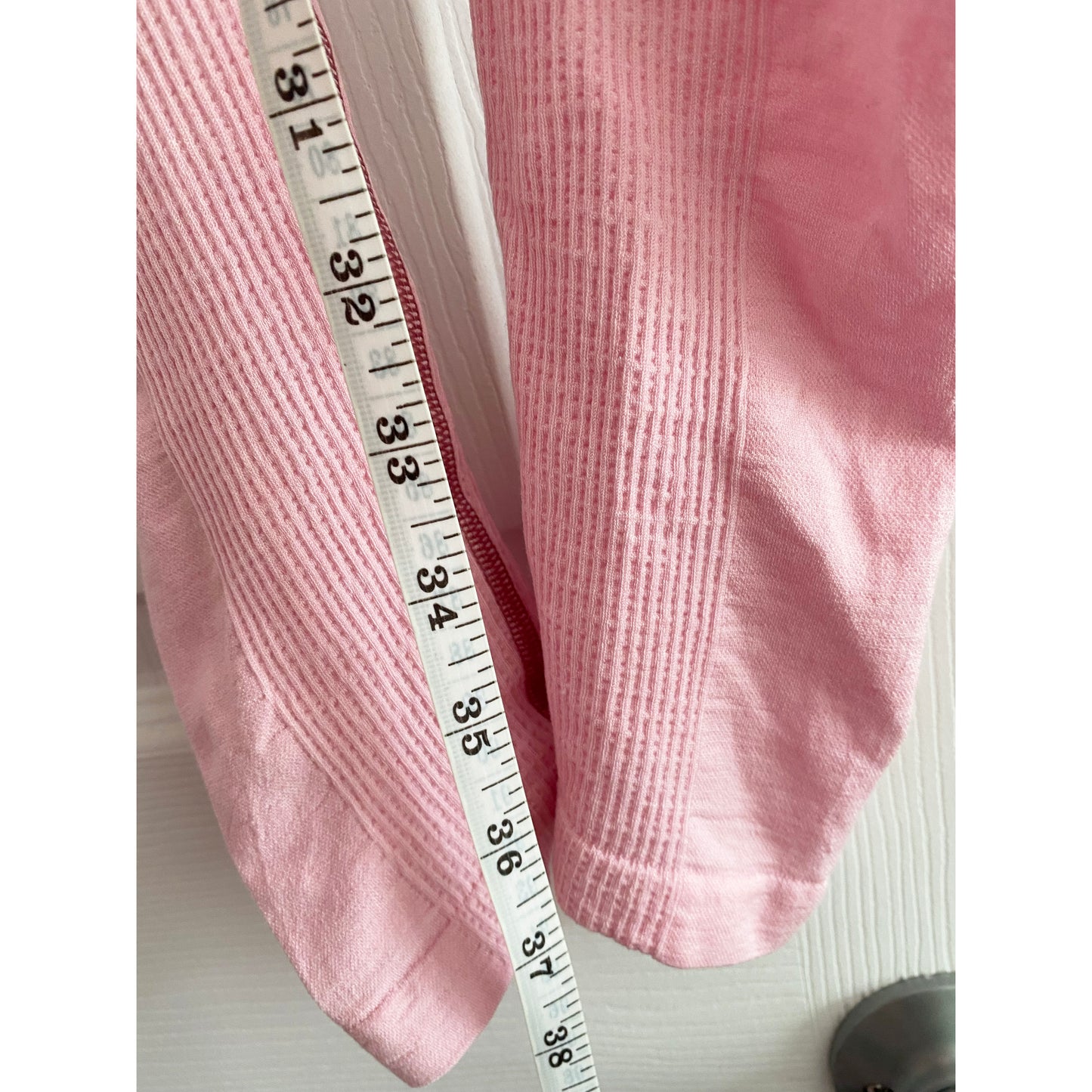 VAARA Pink Merino Base Layer Set in Pink, size Small Top, Medium Leggings